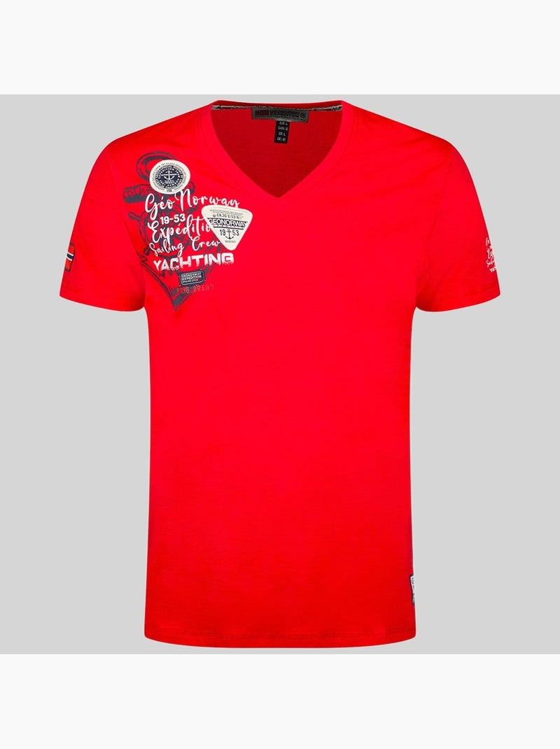 T-shirt jademora – geographical norway Rouge - Kiabi