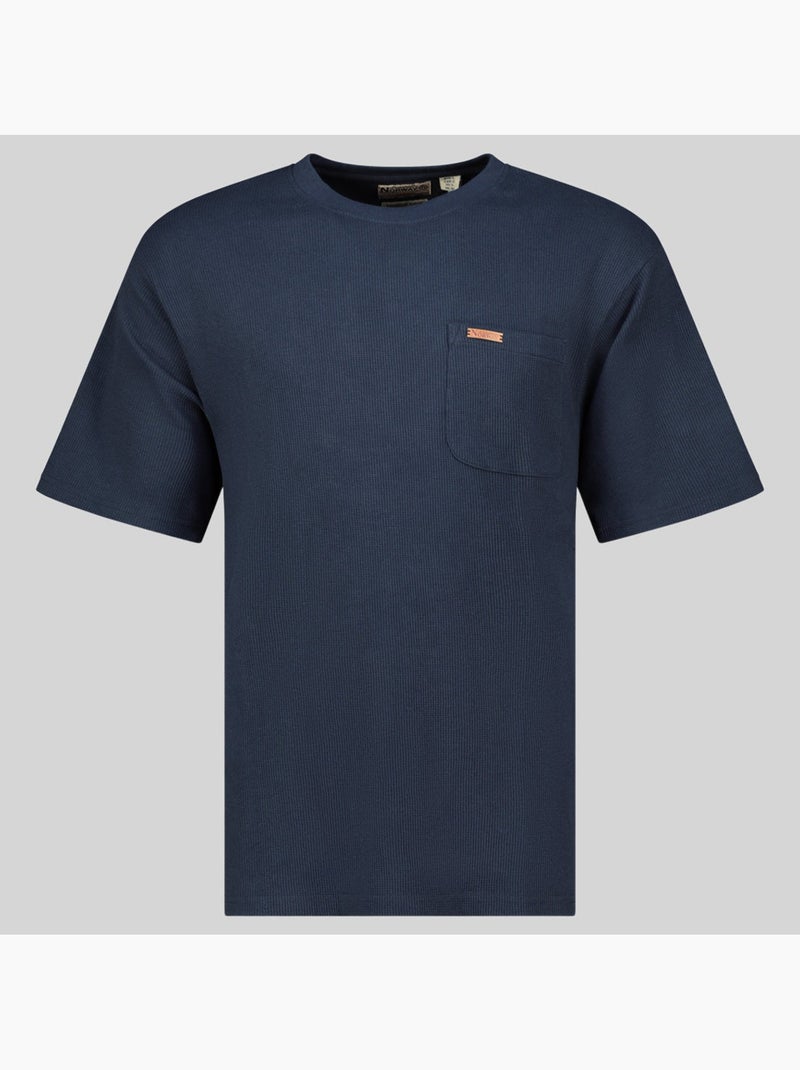 T-shirt jalafel – geographical norway Marineblauw - Kiabi