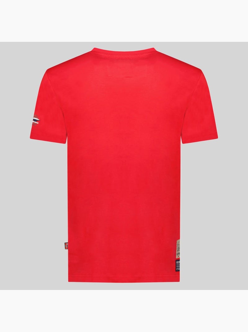 T-shirt jaldemar – geographical norway Rood - Kiabi