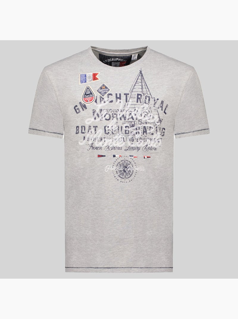 T-shirt jalvinio – geographical norway Gris clair - Kiabi