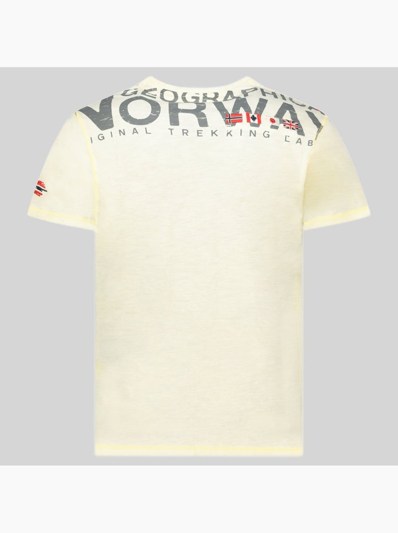 T-shirt jamo – geographical norway Geel - Kiabi