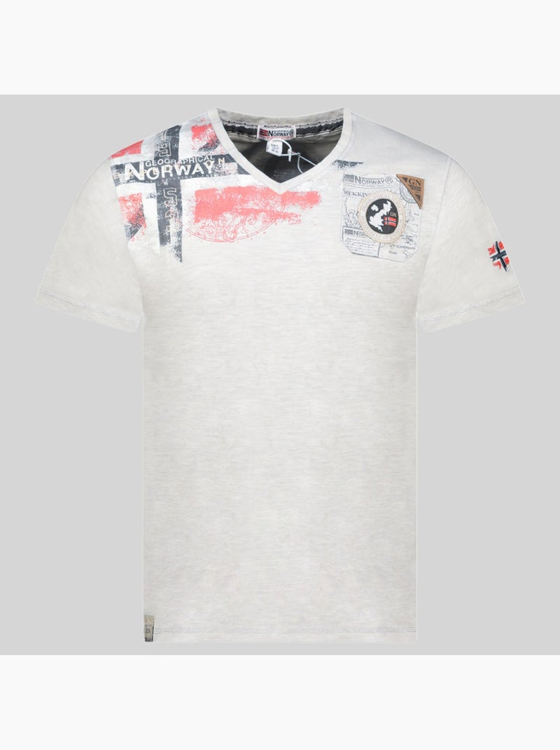 T-shirt jamo – geographical norway Gris clair - Kiabi