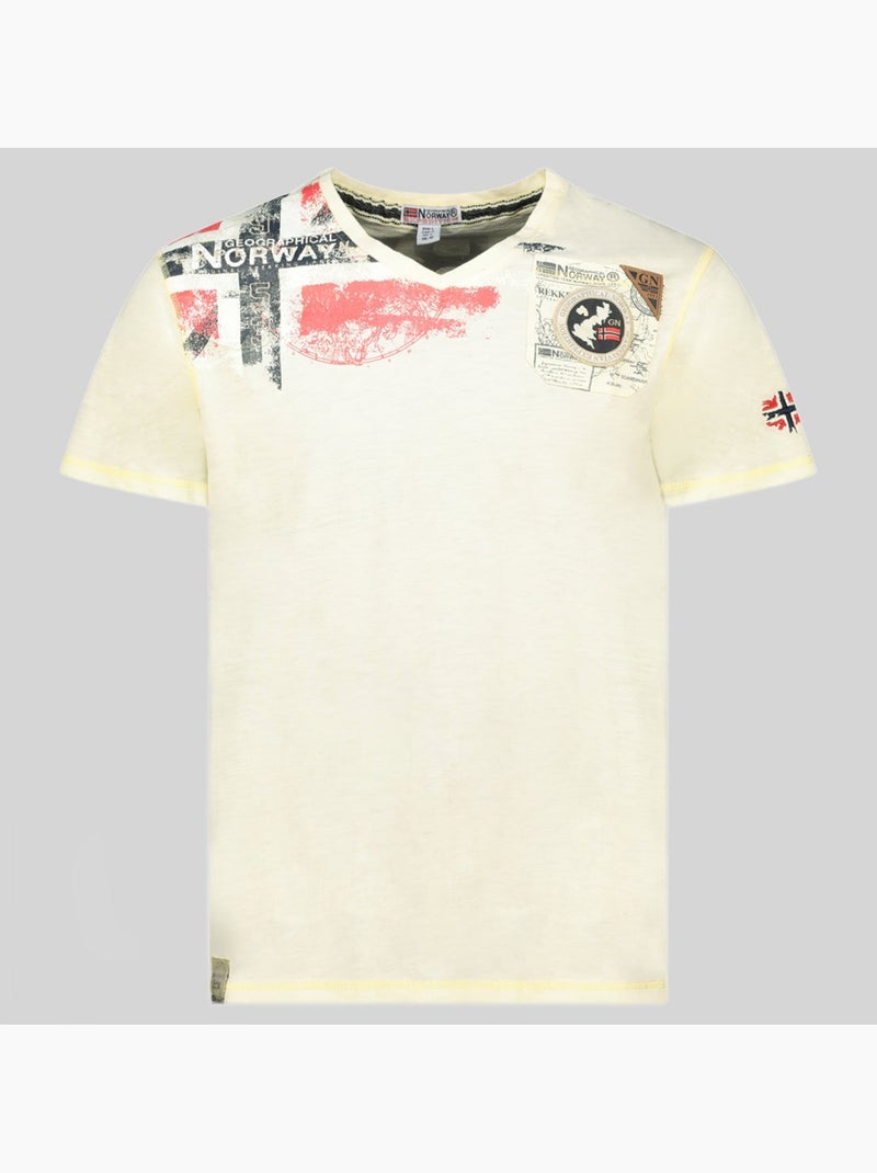 T-shirt jamo – geographical norway Jaune - Kiabi