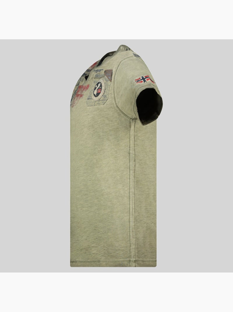 T-shirt jamo – geographical norway Kaki - Kiabi