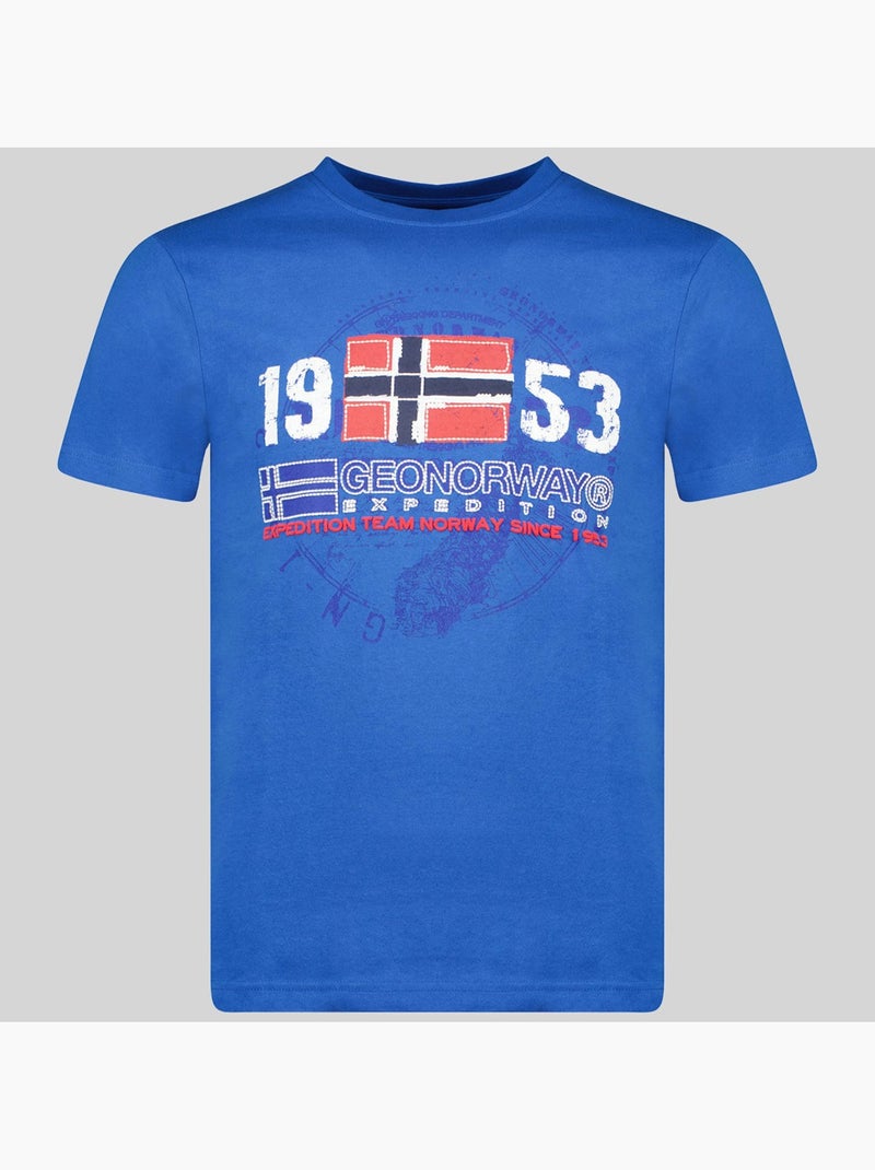 T-shirt japigal – geographical norway Bleu - Kiabi