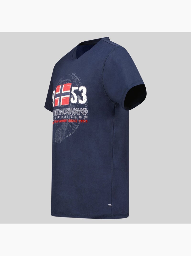 T-shirt japigal – geographical norway Bleu marine - Kiabi