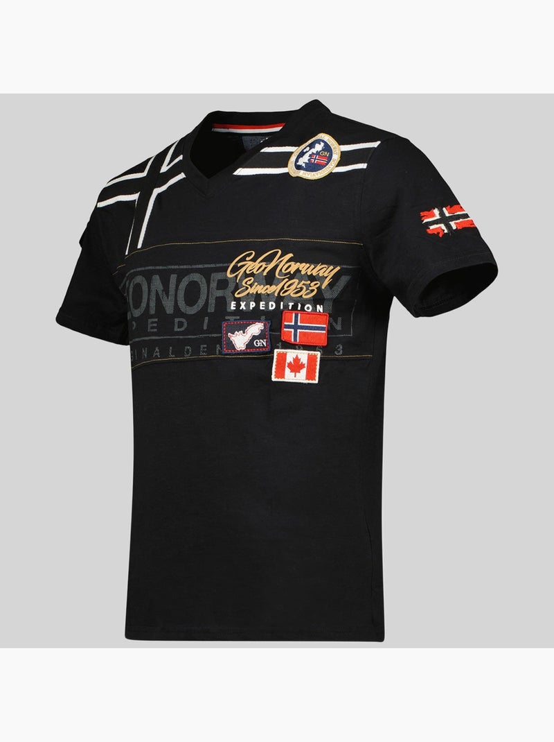 T-shirt jaradock – geographical norway Rood - Kiabi