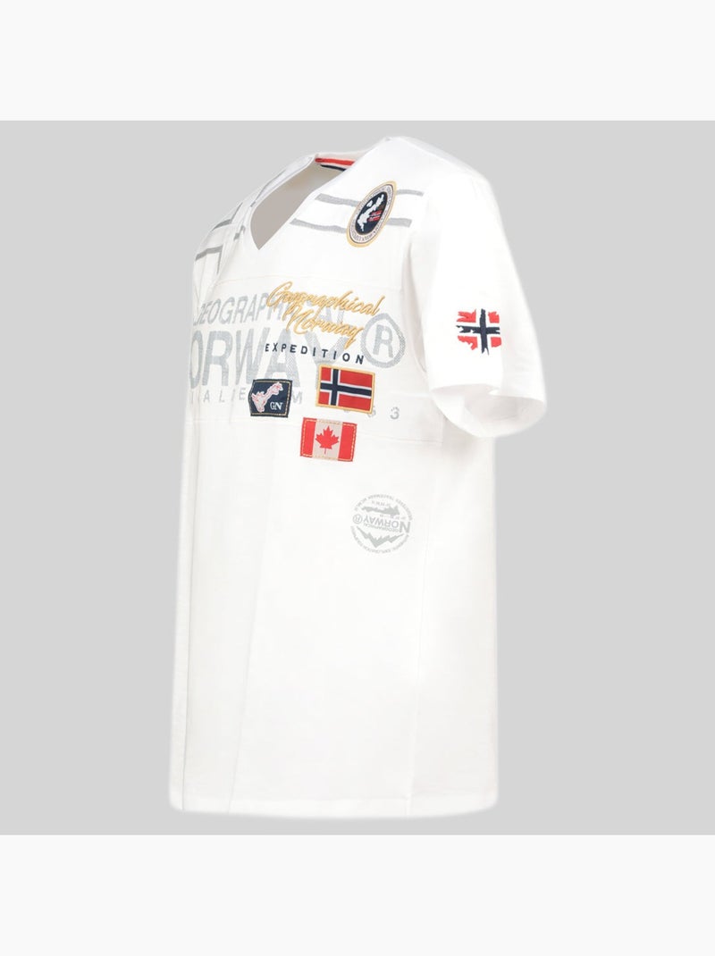 T-shirt jaradock – geographical norway Wit - Kiabi