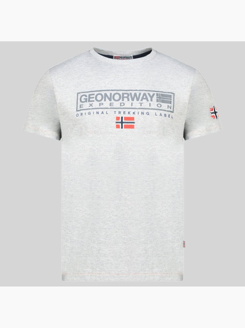 T-shirt jasic – geographical norway Gris clair - Kiabi