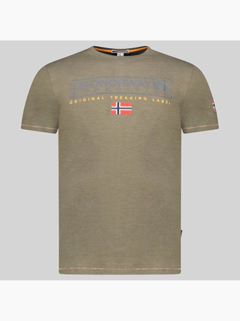T-shirt jasic – geographical norway Kaki - Kiabi