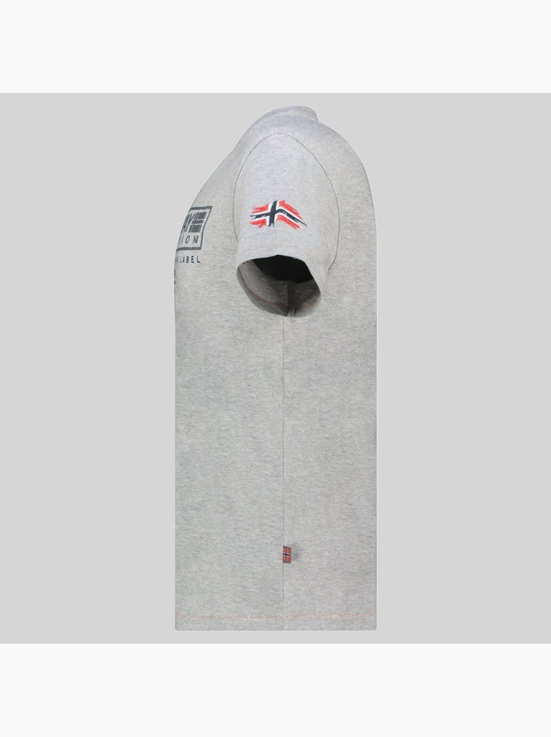 T-shirt jasic – geographical norway Lichtgrijs - Kiabi