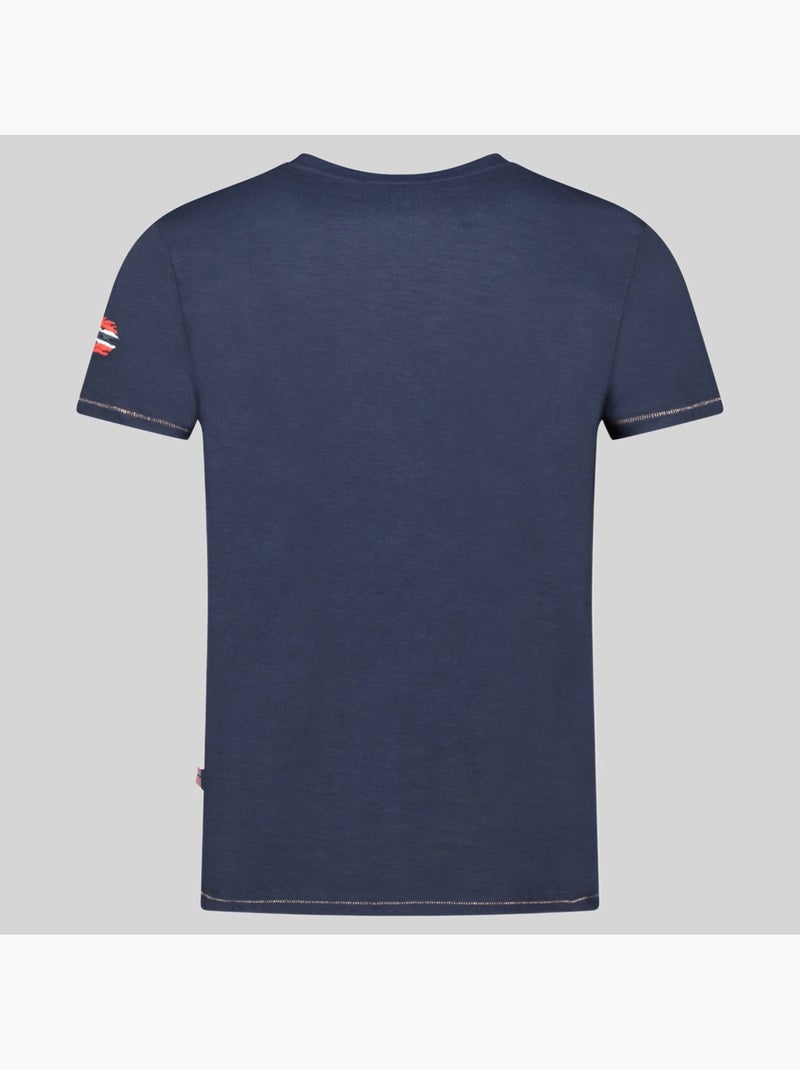 T-shirt jasic – geographical norway Marineblauw - Kiabi