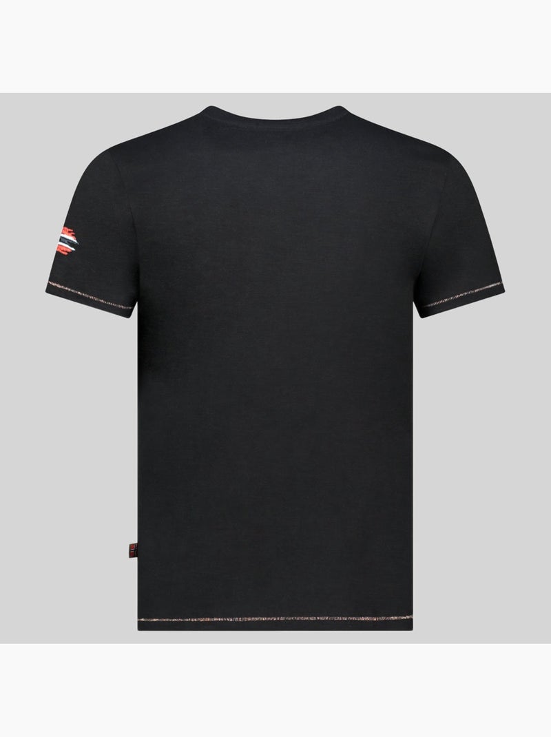 T-shirt jasic – geographical norway Zwart - Kiabi