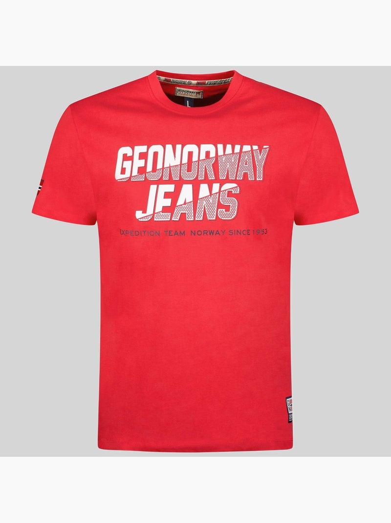 T-shirt jasper – geographical norway Rouge - Kiabi