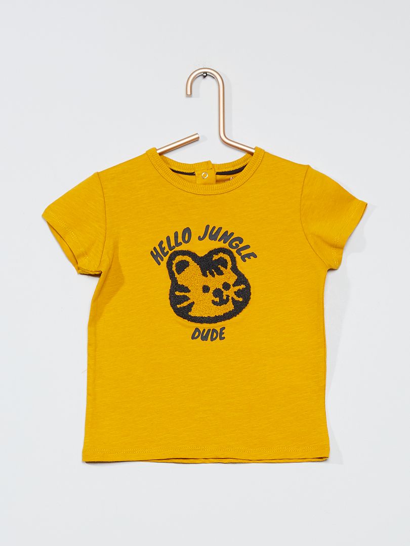 T-shirt jaune - Kiabi
