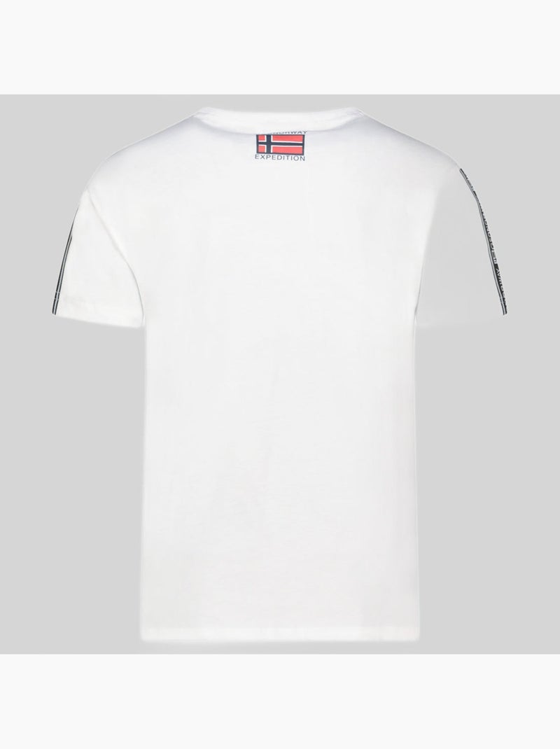 T-shirt javenger – geographical norway Blanc - Kiabi
