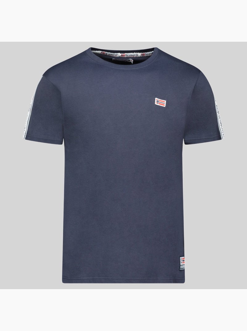 T-shirt javenger – geographical norway Bleu marine - Kiabi