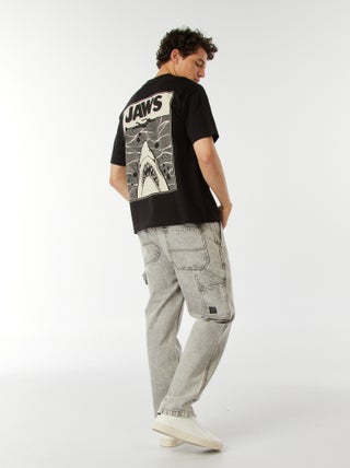 T-shirt 'Jaws' 'Les dents de la mer' manches courtes