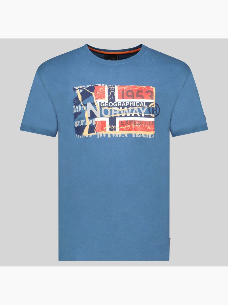 T-shirt jaytorn – geographical norway Blauw - Kiabi