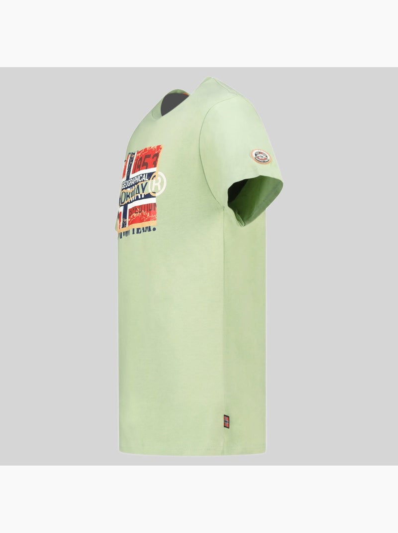 T-shirt jaytorn – geographical norway Vert pistache - Kiabi