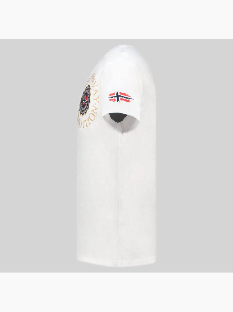 T-shirt jeganto – geographical norway Blanc - Kiabi