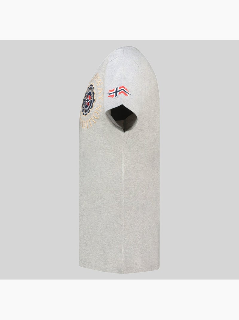 T-shirt jeganto – geographical norway Lichtgrijs - Kiabi