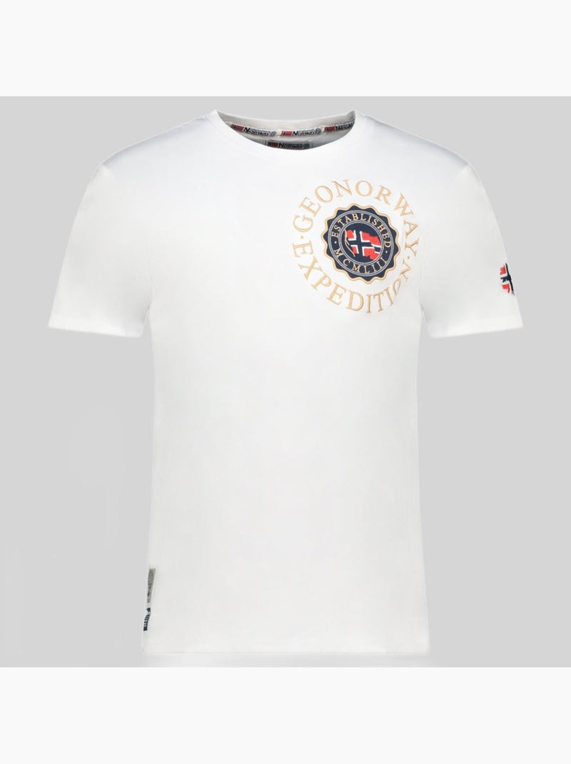 T-shirt jeganto – geographical norway Wit - Kiabi