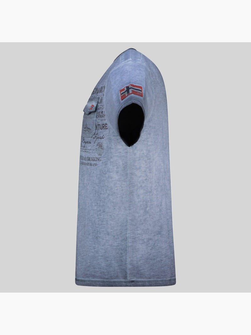 T-shirt jeony – geographical norway Bleu marine - Kiabi