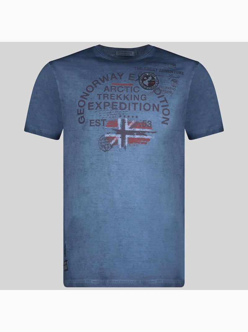 T-shirt jergen – geographical norway Bleu marine - Kiabi