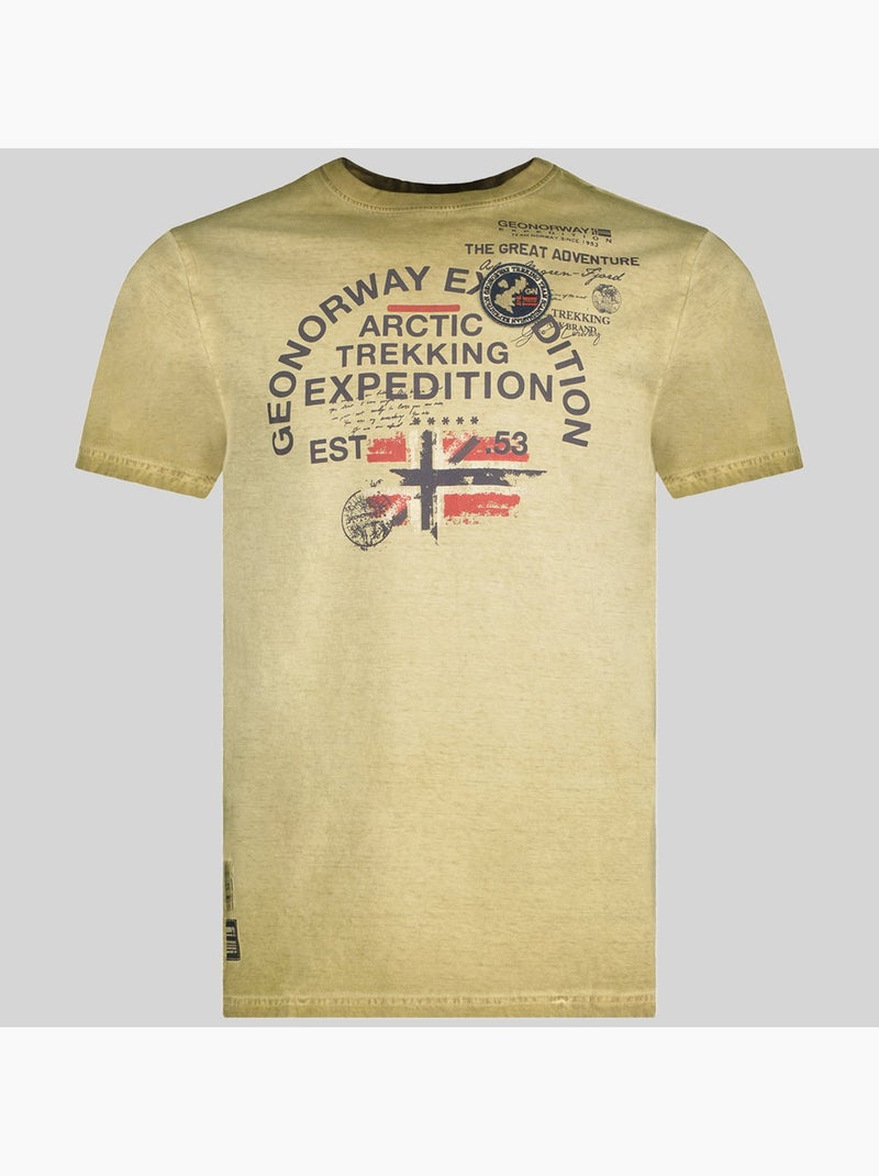 T-shirt jergen – geographical norway Kaki - Kiabi