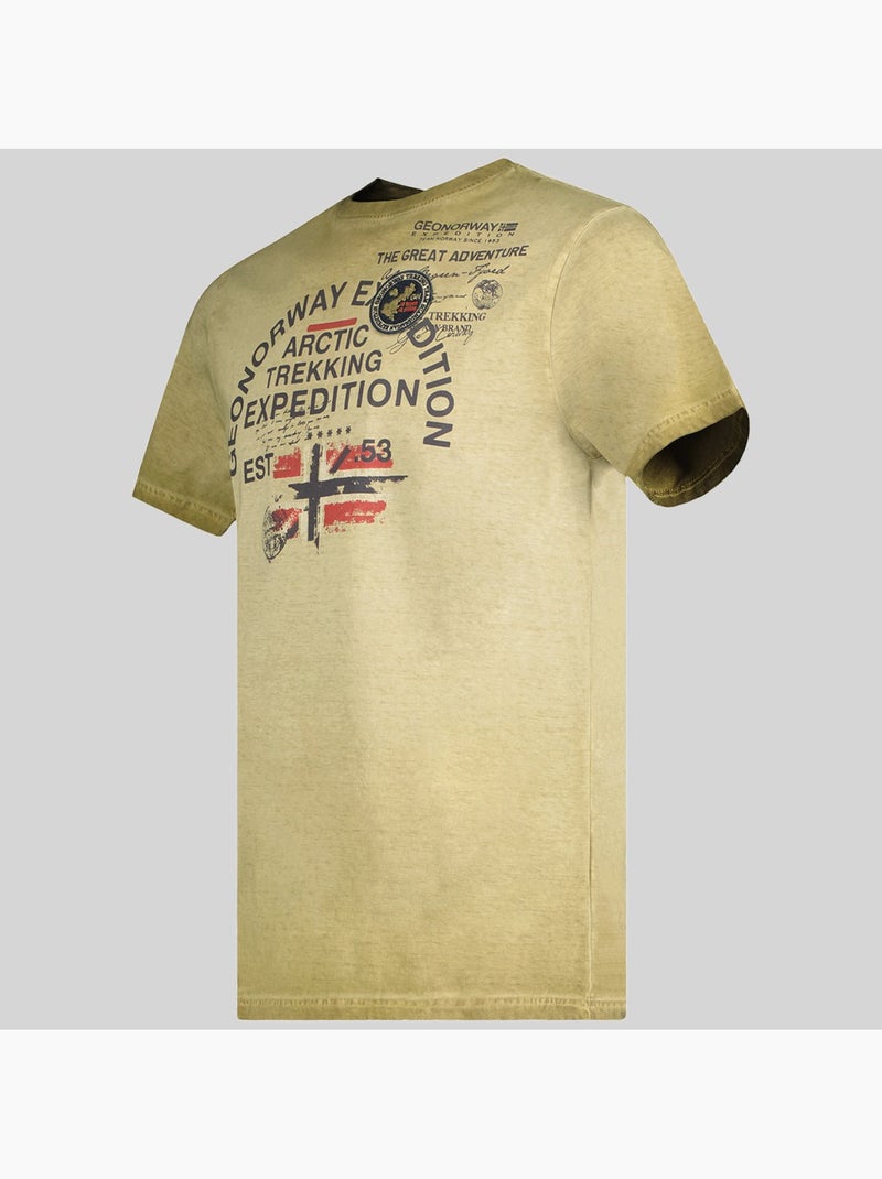 T-shirt jergen – geographical norway Kaki - Kiabi