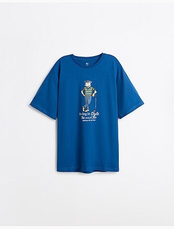 T-shirt jersey imprimé, MO Fashion
