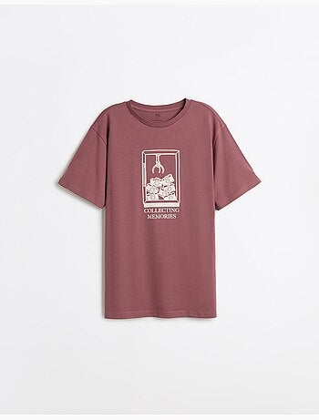 T-shirt jersey imprimé, MO Fashion