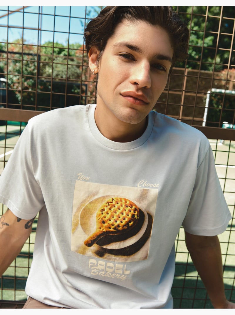 T-shirt jersey imprimé, MO Fashion Vert - Kiabi
