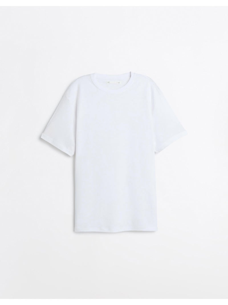 T-shirt jersey rayé, MO Fashion Blanc - Kiabi