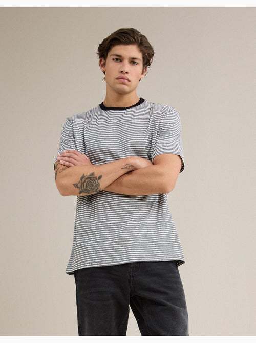 T-shirt jersey rayé, MO Fashion - Kiabi T-shirt jersey rayé, MO Fashion - Kiabi
