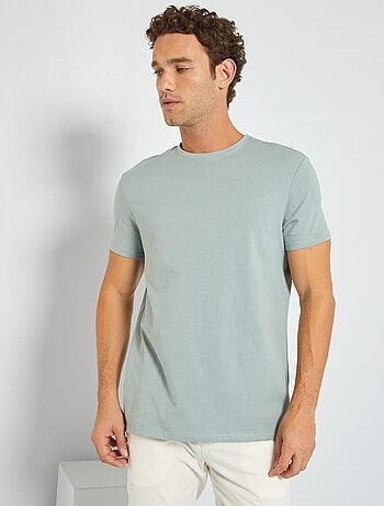 T-shirt en jersey de coton Sea Island Coton Sunspel pour homme en coloris Bleu Homme T-shirts T-shirts Sunspel 