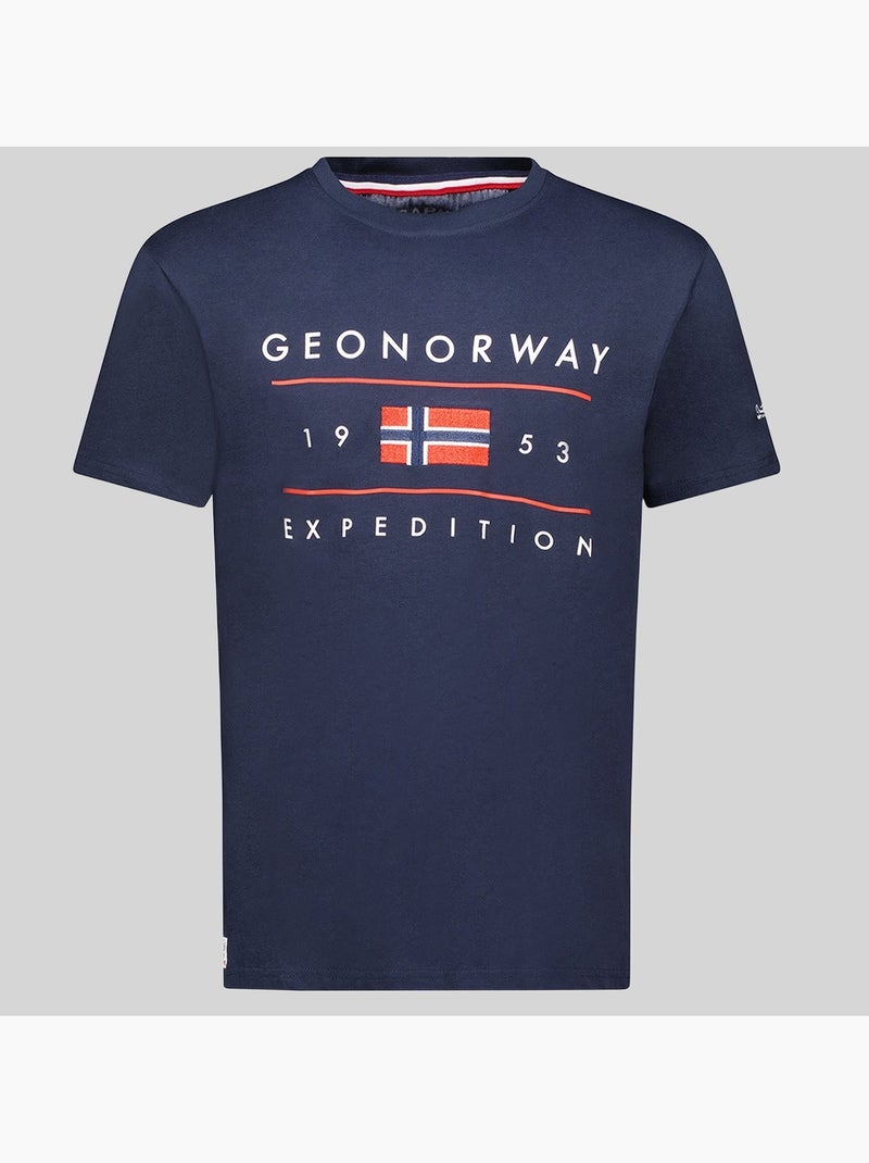 T-shirt jezolo – geographical norway Bleu marine - Kiabi
