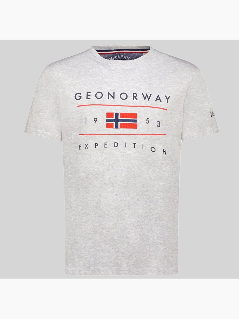 T-shirt jezolo – geographical norway Gris clair - Kiabi