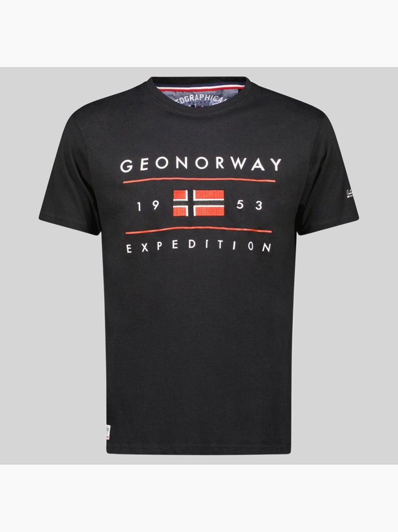 T-shirt jezolo – geographical norway Noir - Kiabi
