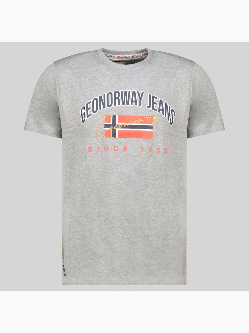 T-shirt jhagen – geographical norway Gris clair - Kiabi
