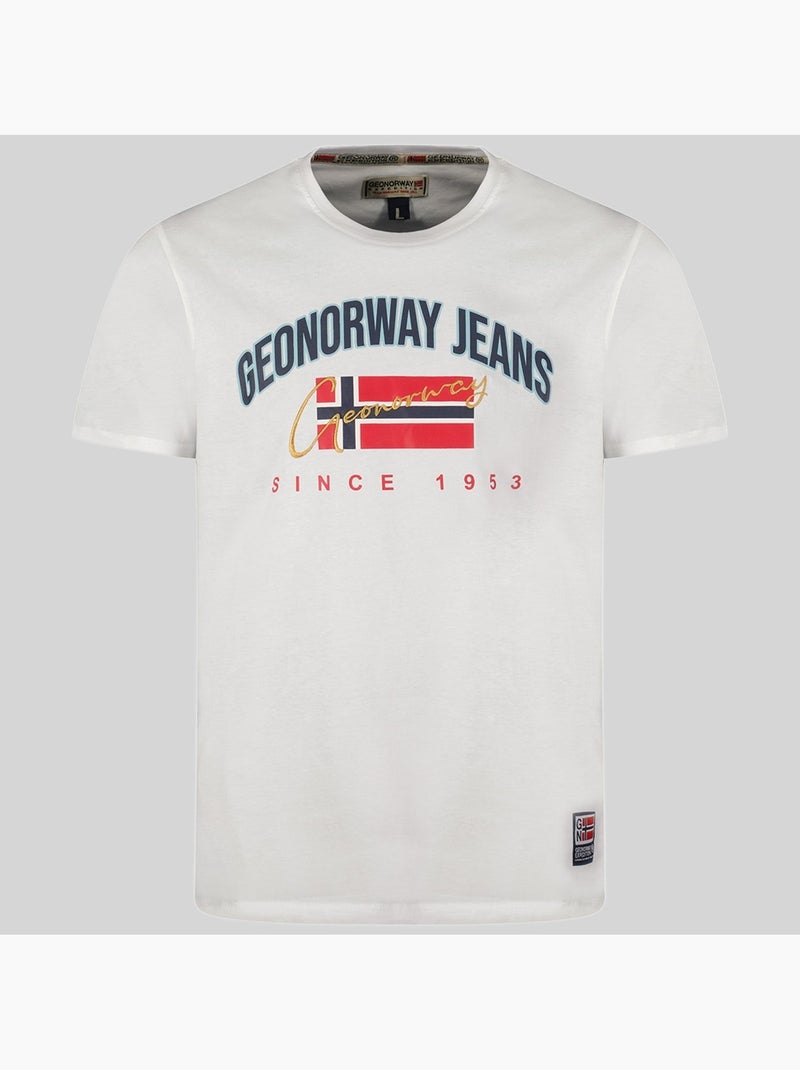 T-shirt jhagen – geographical norway Wit - Kiabi