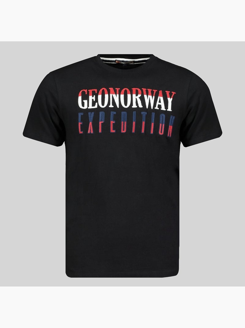 T-shirt jhazen – geographical norway Zwart - Kiabi