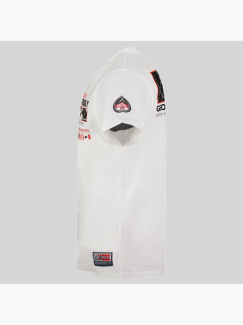 T-shirt jholme – geographical norway Blanc - Kiabi