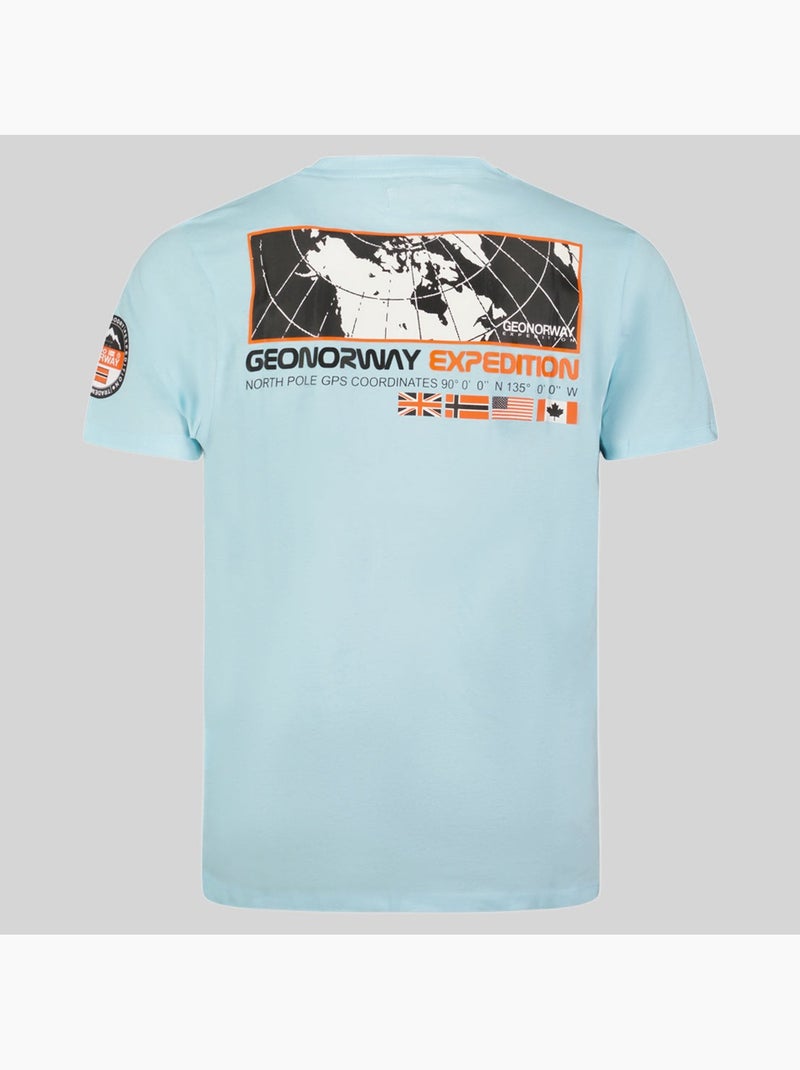 T-shirt jholme – geographical norway Bleu ciel - Kiabi