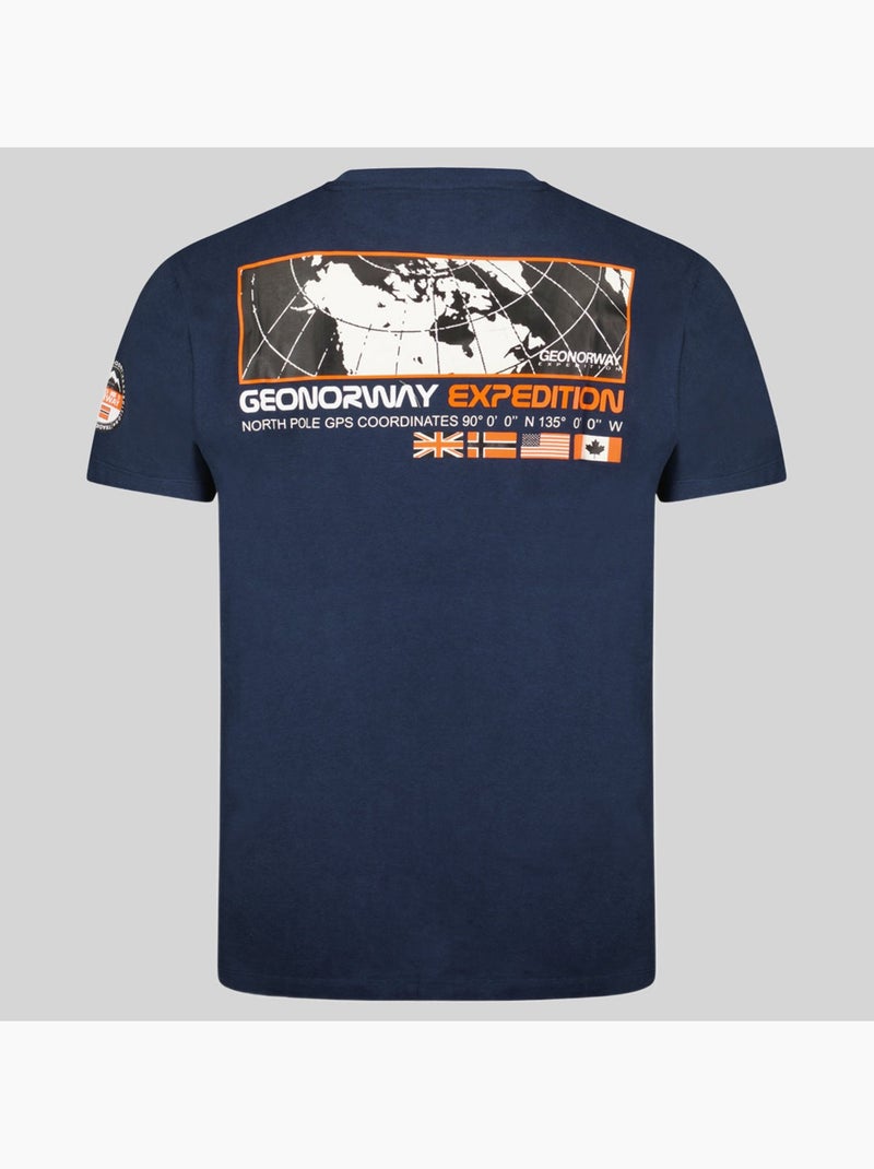 T-shirt jholme – geographical norway Bleu marine - Kiabi