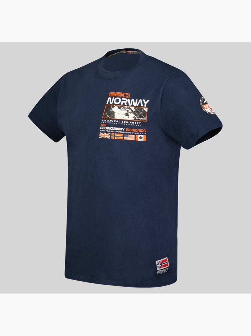 T-shirt jholme – geographical norway Bleu marine - Kiabi