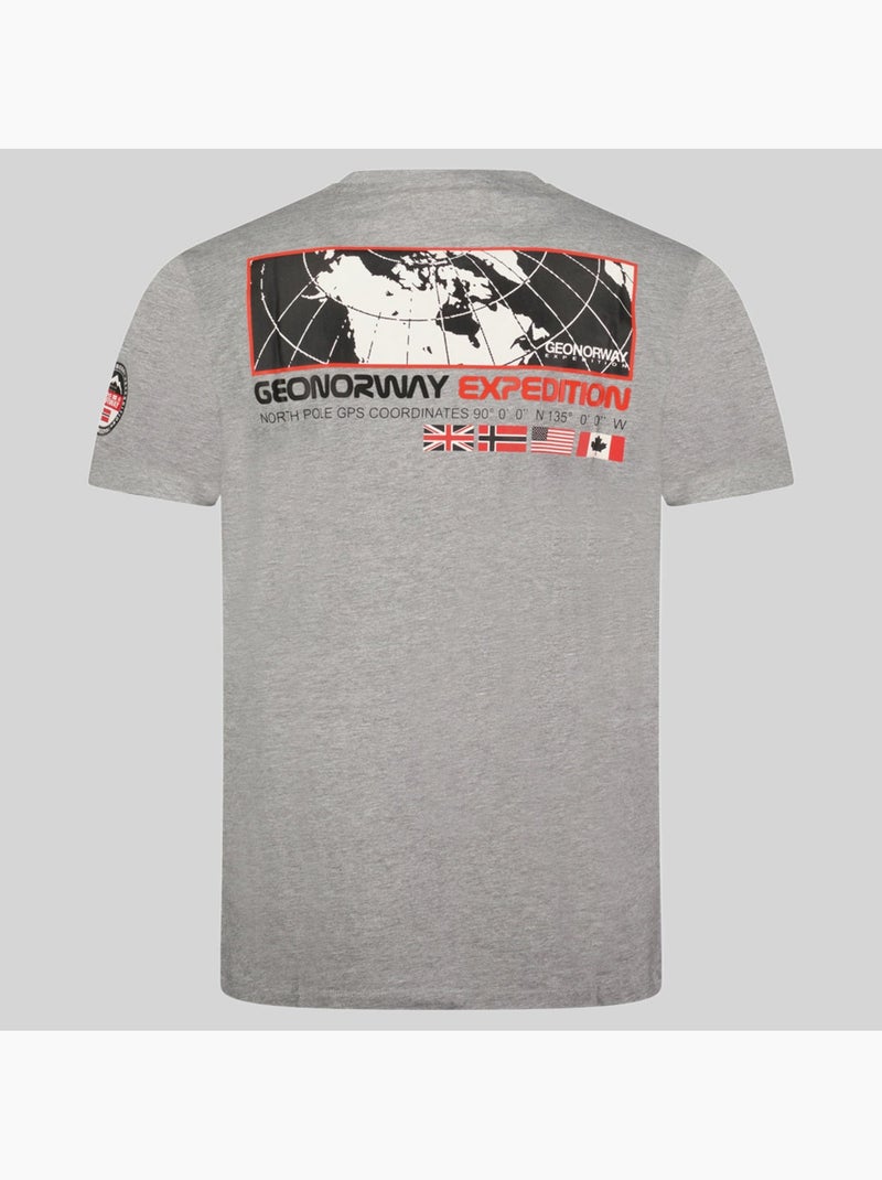 T-shirt jholme – geographical norway Lichtgrijs - Kiabi