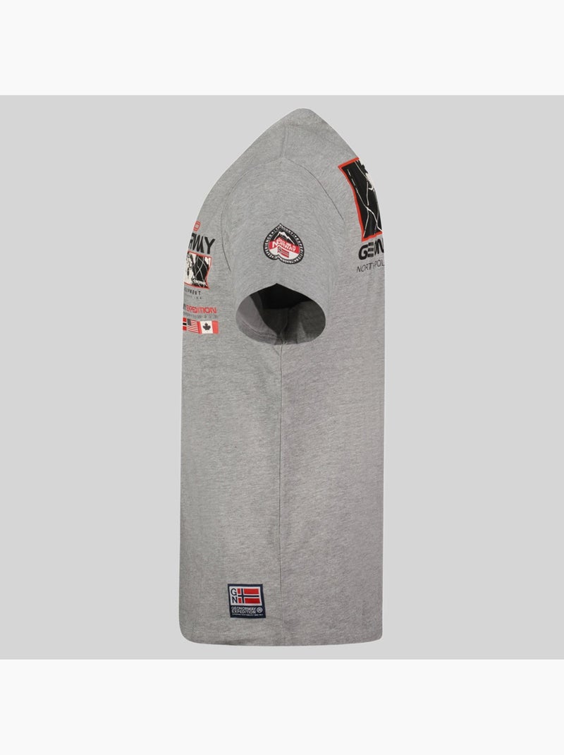 T-shirt jholme – geographical norway Lichtgrijs - Kiabi