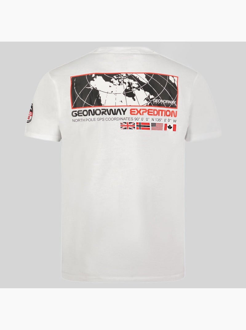T-shirt jholme – geographical norway Wit - Kiabi